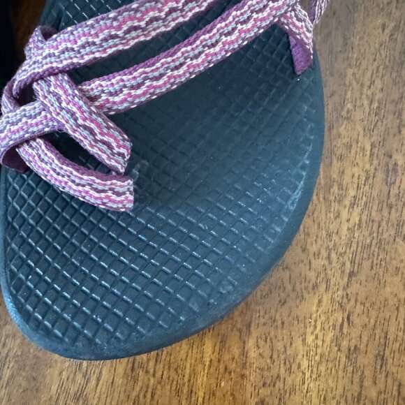 Chaco ZX/2 Sport Sandals in Pink Wave Print - Picture 8 of 10